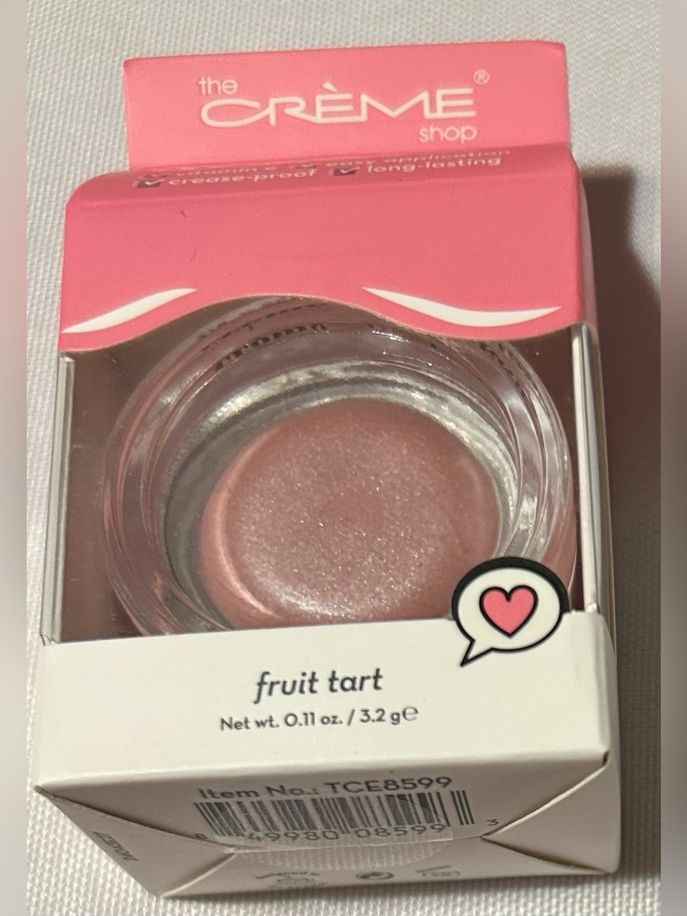 The Crème Shop Fruit Tart Eyeshadow - Pink